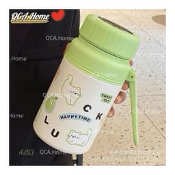 ( Tặng Túi Giữ Nhiệt )Bình Nước Lucky 1000ML Kèm Lọc Trà - Bình Nước 1L 5