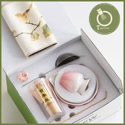 Bộ combo 8 dụng cụ pha matcha hồng trắng (CW-21) 7