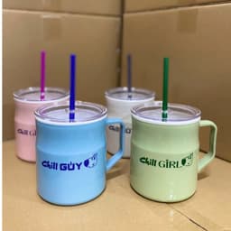 LY NHỰA HOT TREND 550ML - 1L CÓ QUAI & ỐNG HÚT – THIẾT KẾ TIỆN LỢI, GIỮ NHIỆT HIỆU QUẢ, AN TOÀN 7