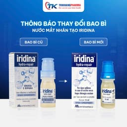 [MUA 2 TẶNG 1] Nước Mắt Nhân Tạo IRIDINA Dưỡng Ẩm & Phục Hồi Mắt Khô, Mỏi [Date 03/2027] 8