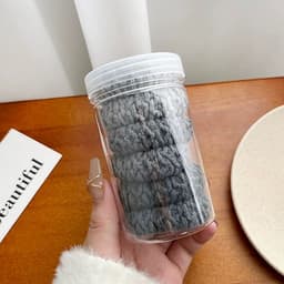 Dây buộc tóc bản To Thun co giãn cao Bền chắc Không làm hư tóc Bộ 6 cái Dây cột tóc Cao Cấp-K109 VINBEO-[LU66] 6