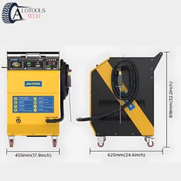 Máy bắn đá khô CO2, vệ sinh cổ hút gió nắp quy lát Autool HTS708, dụng cụ sửa chữa ô tô 6