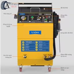 Máy bắn đá khô CO2, vệ sinh cổ hút gió nắp quy lát Autool HTS708, dụng cụ sửa chữa ô tô 7