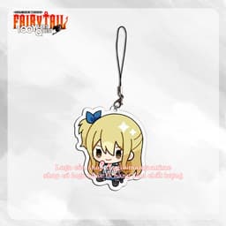 (mua 1 tặng 1) Dây treo điện thoại FAIRY TAIL ver BLING hình in 2 mặt 7