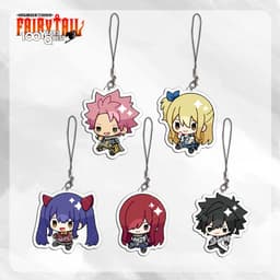 (mua 1 tặng 1) Dây treo điện thoại FAIRY TAIL ver BLING hình in 2 mặt 1
