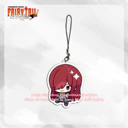 (mua 1 tặng 1) Dây treo điện thoại FAIRY TAIL ver BLING hình in 2 mặt 6