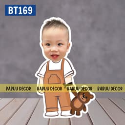 Chibi bé trai trang trí sinh nhật LINK 6 Babuu Decor (166-204) 3