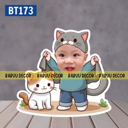 Chibi bé trai trang trí sinh nhật LINK 6 Babuu Decor (166-204) 5
