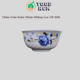 10 Chén Cơm Nhựa Melamine Cao Cấp-Chén Ăn Cơm Nhựa Miệng Loe Dùng Cho Gia Đình CB04B 2