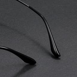 Gọng kính nửa viền Titanium thời trang nam nữ ANDU hoạ tiết sang trọng phong cách Hàn Quốc 88AD116 5