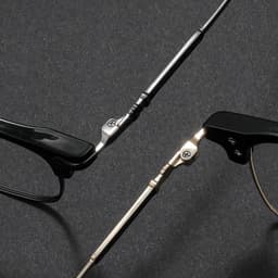 Gọng kính nửa viền Titanium thời trang nam nữ ANDU hoạ tiết sang trọng phong cách Hàn Quốc 88AD116 7