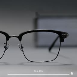 Gọng kính nửa viền Titanium thời trang nam nữ ANDU hoạ tiết sang trọng phong cách Hàn Quốc 88AD116 8