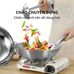 Chảo Inox Sâu Lòng Chiên Xào-Chảo Inox Dùng Cho Gia Đình Nhà Hàng Cao Cấp 2