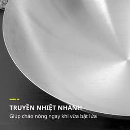 Chảo Inox Sâu Lòng Chiên Xào-Chảo Inox Dùng Cho Gia Đình Nhà Hàng Cao Cấp 7