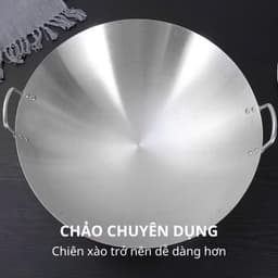 Chảo Inox Sâu Lòng Chiên Xào-Chảo Inox Dùng Cho Gia Đình Nhà Hàng Cao Cấp 4
