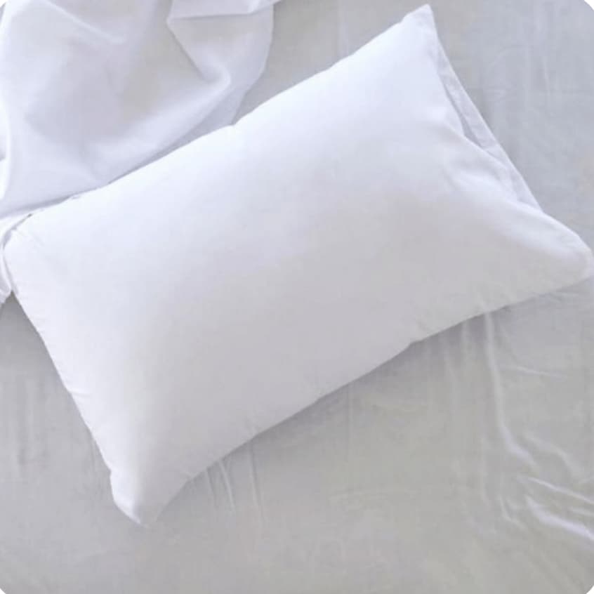 Ruột gối bông gòn cho bé 30x50cm, vải thoáng mát, êm ái và mềm mại