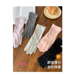 GT09 Găng Tay Chữ K Chống Nắng Thun Lạnh Thời Trang Đàn Hồi Chống Trơn Trượt Màn Hình Cảm Ứng Đi Xe Máy 5
