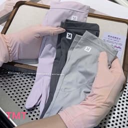 GT09 Găng Tay Chữ K Chống Nắng Thun Lạnh Thời Trang Đàn Hồi Chống Trơn Trượt Màn Hình Cảm Ứng Đi Xe Máy 2
