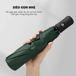 Ô Dù cao cấp nan thép cứng, Ô che nắng đóng mở tự động - Cherry shop 6