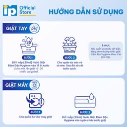 Combo Tiết Kiệm Nước Giặt Hygiene Và Nước Xả Vải Hygiene Sạch Sâu, Thơm Lâu, Khử Mùi 8