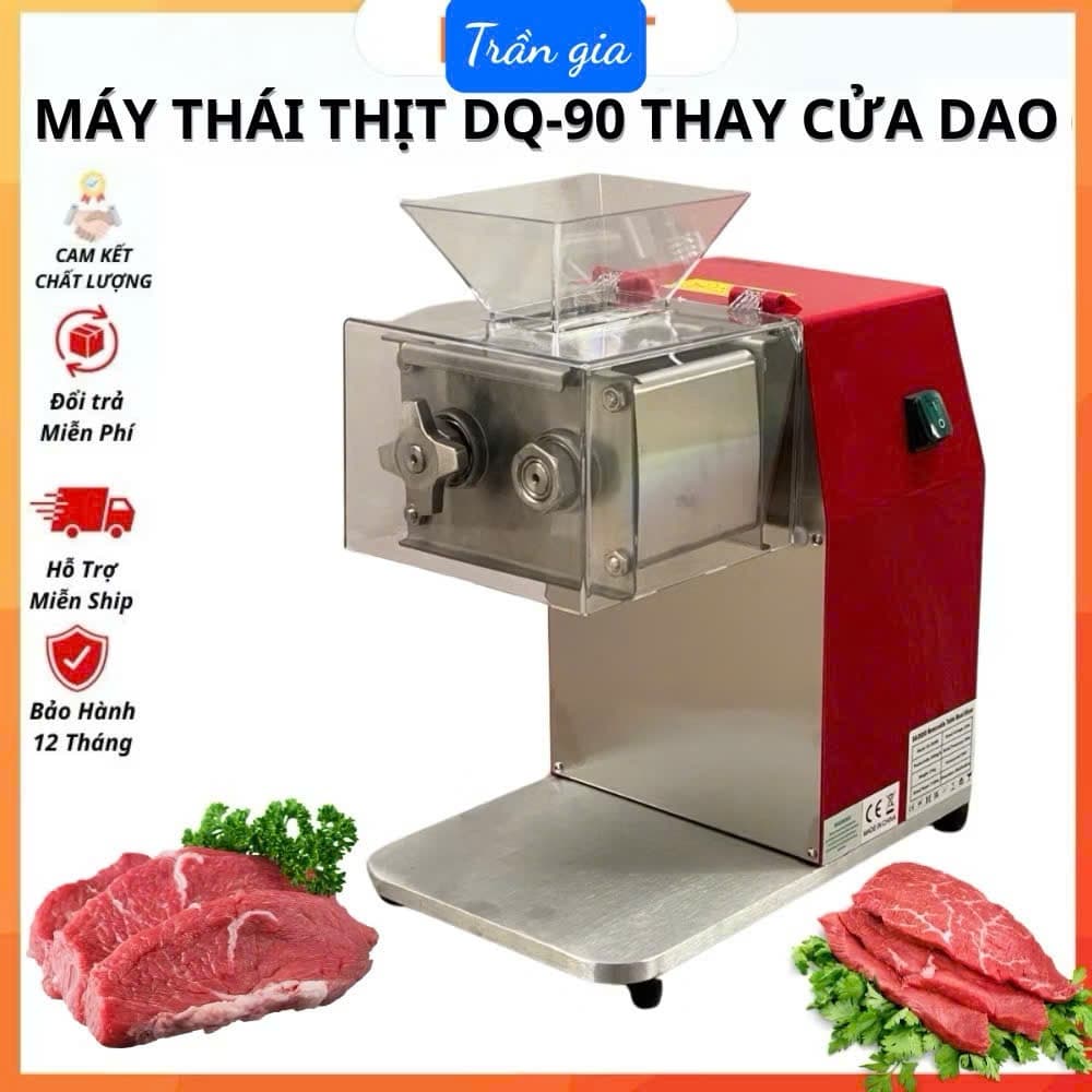 Máy Thái Thịt Tươi Sống DQ90, Máy thái tai mũi - Nhanh Chóng - Tiện Lợi - Giá Ưu Đãi