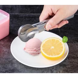 Muỗng Múc Kem Đa Năng Bằng Thép Không Gỉ, Dụng Cụ Múc Kem, Trái Cây Bằng Inox Chống Dính - 316 2