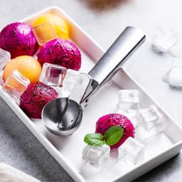 Muỗng Múc Kem Đa Năng Bằng Thép Không Gỉ, Dụng Cụ Múc Kem, Trái Cây Bằng Inox Chống Dính - 316 5