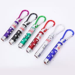Túi 12 Chiếc Đèn 3 chức năng/Đèn lazerr+Led+soi tiền giả, đèn pin dạng móc 3