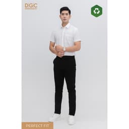 Áo sơ mi Nam ngắn tay DGC Dáng Ôm Perfect Fit, Phong cách công sở hiện đại - SASNBD159M-S 5