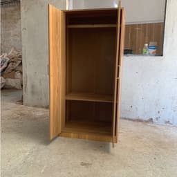 Tủ Gỗ Lắp Ghép 2 Cánh Lớn (120x60x40cm) và Tủ Để Đồ Đa Năng 4 Ngăn 1 Cánh Lớn+1 Cánh Nhỏ 3