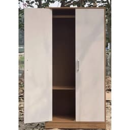 Tủ Gỗ Lắp Ghép 2 Cánh Lớn (120x60x40cm) và Tủ Để Đồ Đa Năng 4 Ngăn 1 Cánh Lớn+1 Cánh Nhỏ 1