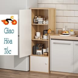 Tủ Gỗ Lắp Ghép 2 Cánh Lớn (120x60x40cm) và Tủ Để Đồ Đa Năng 4 Ngăn 1 Cánh Lớn+1 Cánh Nhỏ 9
