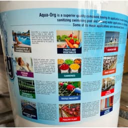 Bột Clo (chlorine), clo 70%, Clo Aqua Org-Ấn Độ, xử lý nước bể bơi, hồ cá, chăn nuôi - 1 thùng 45kg 4
