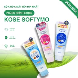 Sữa rửa mặt KOSE Softymo 190g Nội Địa Nhật KOSE 1