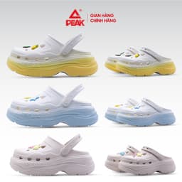 Dép Clogs thể thao nữ siêu êm siêu nhẹ PEAK TAICHI SANDALS CROCS ET52102L 4