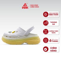 Dép Clogs thể thao nữ siêu êm siêu nhẹ PEAK TAICHI SANDALS CROCS ET52102L 1