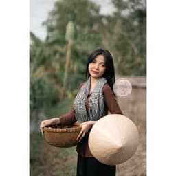 BIGSIZE bà ba lụa nâu - Có bộ bà ba Bigsize- may sỉ bà ba toàn quốc - May bộ bà ba theo yêu cầu 2