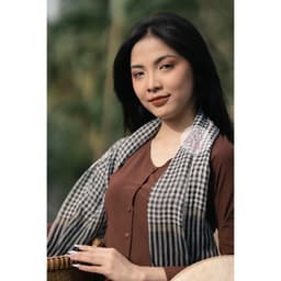 BIGSIZE bà ba lụa nâu - Có bộ bà ba Bigsize- may sỉ bà ba toàn quốc - May bộ bà ba theo yêu cầu 3