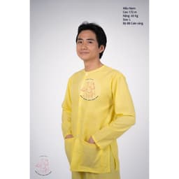 BIGSIZE Bộ Bà ba vàng nam bộ- Miền tây-giá rẻ- Có bộ bà ba Bigsize- Bà ba sỉ toàn quốc, may bộ áo bà ba theo yêu cầu 1