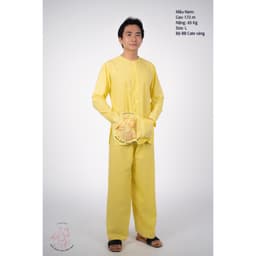 BIGSIZE Bộ Bà ba vàng nam bộ- Miền tây-giá rẻ- Có bộ bà ba Bigsize- Bà ba sỉ toàn quốc, may bộ áo bà ba theo yêu cầu 4