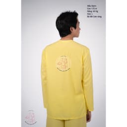 BIGSIZE Bộ Bà ba vàng nam bộ- Miền tây-giá rẻ- Có bộ bà ba Bigsize- Bà ba sỉ toàn quốc, may bộ áo bà ba theo yêu cầu 3