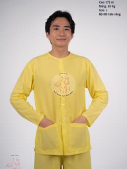 BIGSIZE Bộ Bà ba vàng nam bộ- Miền tây-giá rẻ- Có bộ bà ba Bigsize- Bà ba sỉ toàn quốc, may bộ áo bà ba theo yêu cầu 8