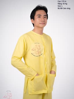 BIGSIZE Bộ Bà ba vàng nam bộ- Miền tây-giá rẻ- Có bộ bà ba Bigsize- Bà ba sỉ toàn quốc, may bộ áo bà ba theo yêu cầu 9