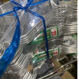 Bộ 10 Móc Nhôm Phơi Quần Áo TADAHOME Dày Dặn Cứng Cáp, Móc Treo Quần Áo Phơi Đồ - DOMUS 9