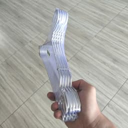 Bộ 10 Móc Nhôm Phơi Quần Áo TADAHOME Dày Dặn Cứng Cáp, Móc Treo Quần Áo Phơi Đồ - DOMUS 7