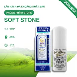 Lăn nách đá khoáng Soft Stone NHẬT BẢN 20G 1