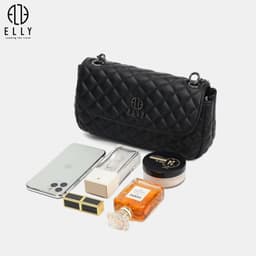 [Tặng hộp 20.10] Túi xách nữ da thật ELLY ET183 túi xách tay đeo vai đeo chéo cao cấp chính hãng 6