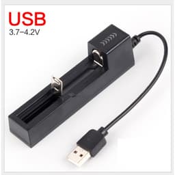 [S034] Sạc pin 18650 14500 16340 sạc USB tiện dụng Sạc 1 cell USB 8