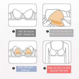 Mút Độn Ngực Keo Dán 2 Mặt Dành Cho Bikini, Áo Bra, Áo Tập Giúp Nâng Ngực Tạo Khe Lê Ngọc 469 9
