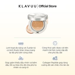 [VHL x Klavuu] Phấn Nước Klavuu Urban Pearlsation High Coverage Tenshion Cushion EX 12g 5
